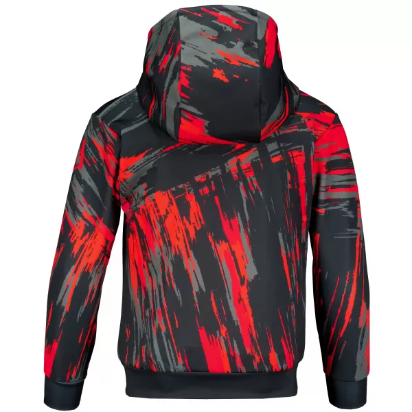  Gyermek prémium funkcionális pulóver ALTISPORT VOJ/ALK010MI01 FEKETE/PIROS 