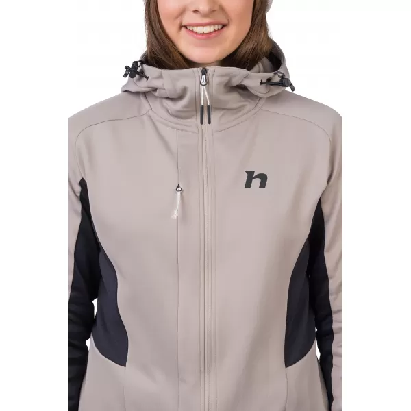  Női pulóver HANNAH NELA HOODY KECSKE/ANTRACIT 