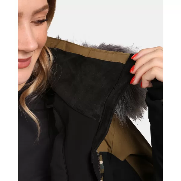  Női sídzseki KILPI CLAIR-W WL0107KI KHAKI 
