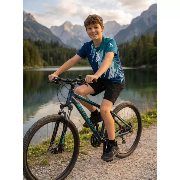  Gyermek prémium funkcionális póló ALTISPORT VOJ/ALK006TR01 KEROZIN/KÉK 