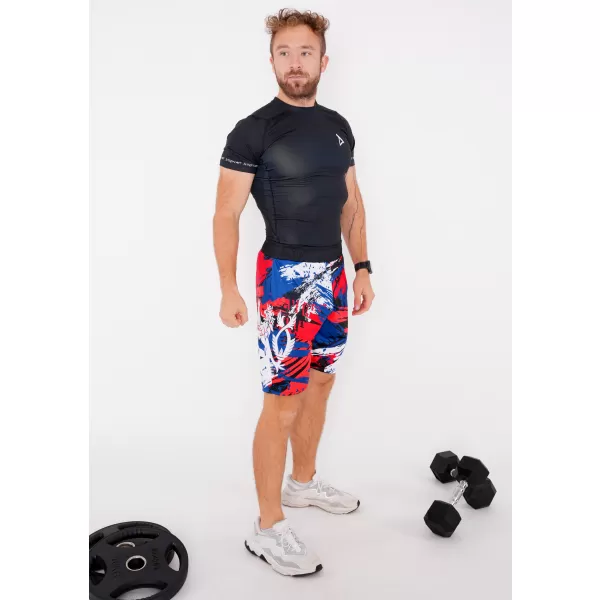  Férfi prémium funkcionális rövidnadrág zsebek nélkül ALTISPORT VOJ/ALM036KRA02 CSEH 