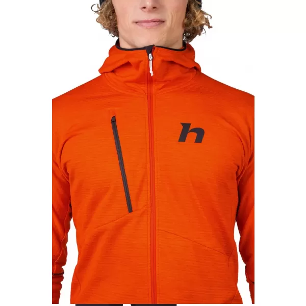  Férfi pulóver HANNAH NIRO HOODY FŰSZERES NARANCS MEL 