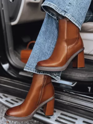 Hölgyek DSTREET STYLOBOOT KARAMELLA