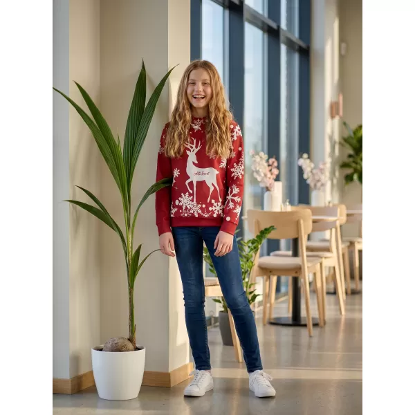  Gyermek prémium funkcionális pulóver ALTISPORT VOJ/ALKVN5MI01 PIROS 
