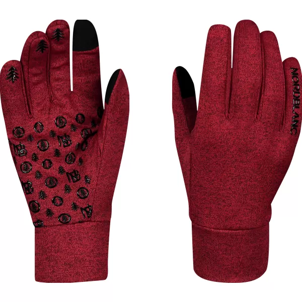  Powerfleece kesztyű NORDBLANC CONTROLLER NBWG7855 BURGUNDIA 