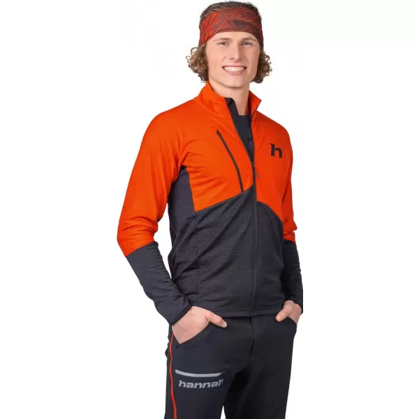  Férfi pulóver HANNAH NIRO FŰSZERES NARANCS/ANTRACIT MEL 