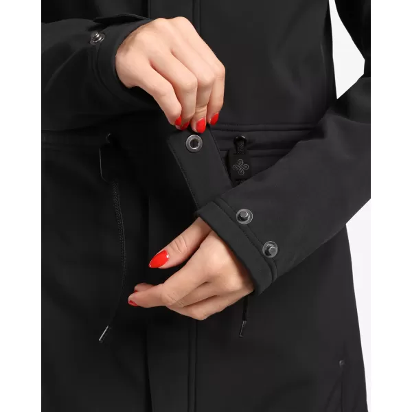  Női softshell kabát KILPI LASIKA-W WL0136KI FEKETE 