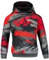 Gyermek prémium funkcionális pulóver ALTISPORT VOJ/ALK014MI01 FEKETE/PIROS