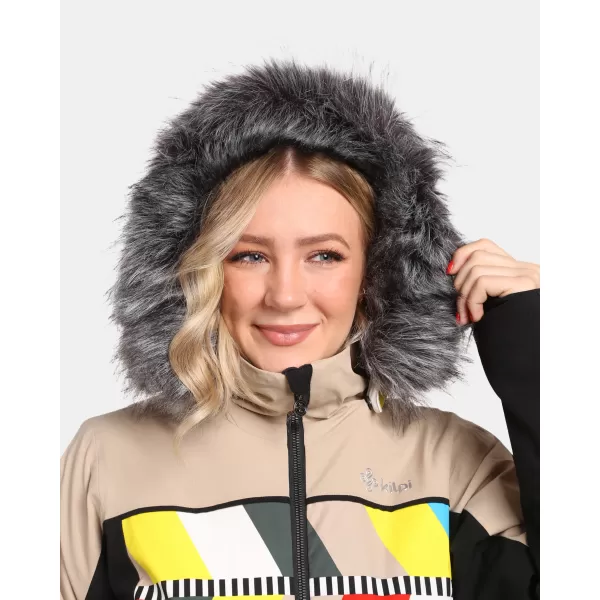  Női sídzseki KILPI CLAIR-W WL0107KI BÉZS 
