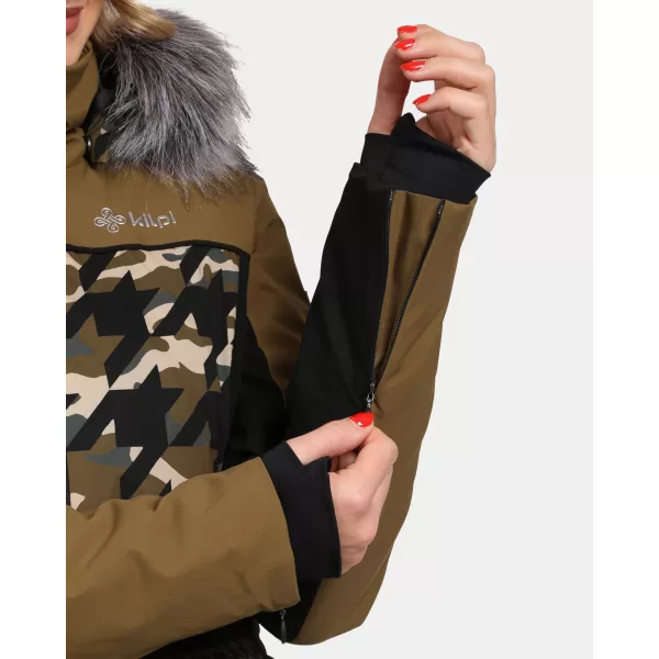  Női sídzseki KILPI CLAIR-W WL0107KI KHAKI 