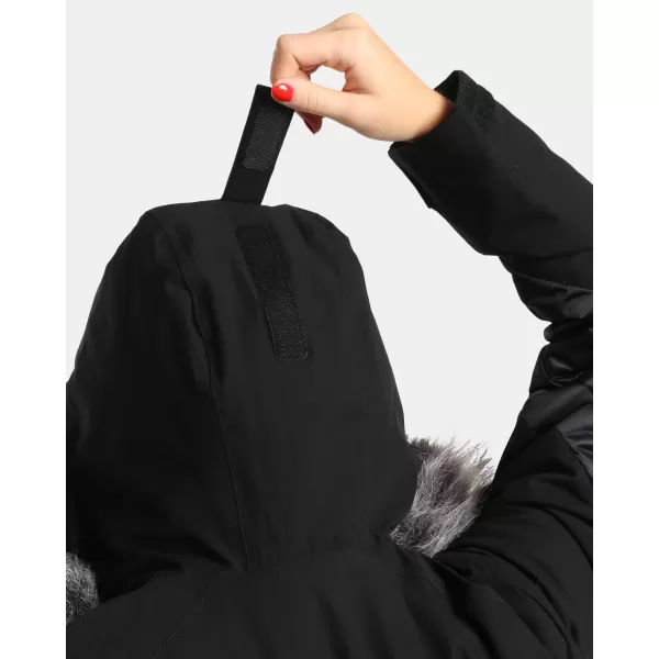  Női sídzseki KILPI LIN-W WL0110KI FEKETE 