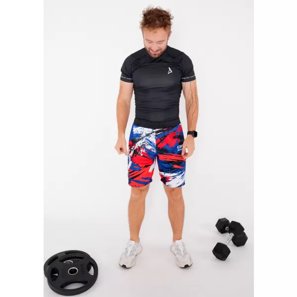  Férfi prémium funkcionális rövidnadrág zsebek nélkül ALTISPORT VOJ/ALM036KRA02 CSEH 
