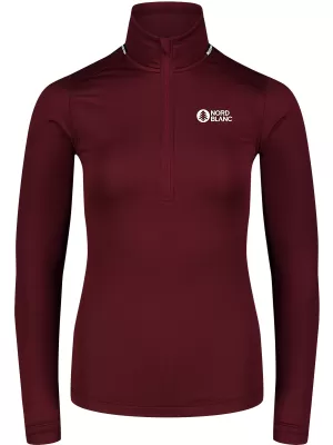Női termikus póló NORDBLANC FLOATY NBBLD7975 BURGUNDIA