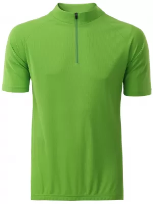 Férfi kerékpáros mez ALTISPORT NoPrint NP/ALM215NJ LIME ZÖLD