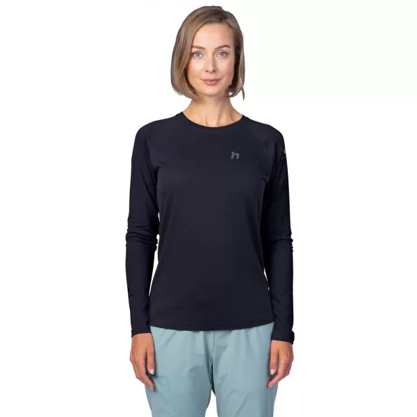  Hosszú ujjú női póló HANNAH LESLIE L/S ANTRACIT 