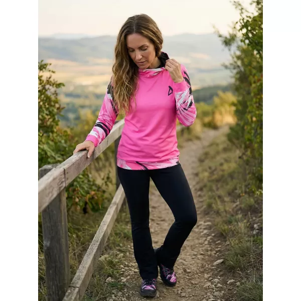  Prémium funkcionális női pulóver ALTISPORT VOJ/ALW039MI01 FLUO RÓZSASZÍN 