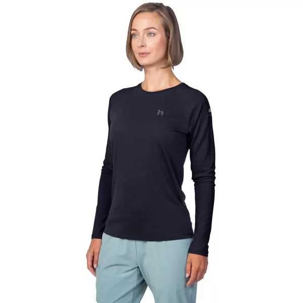  Hosszú ujjú női póló HANNAH LESLIE L/S ANTRACIT 