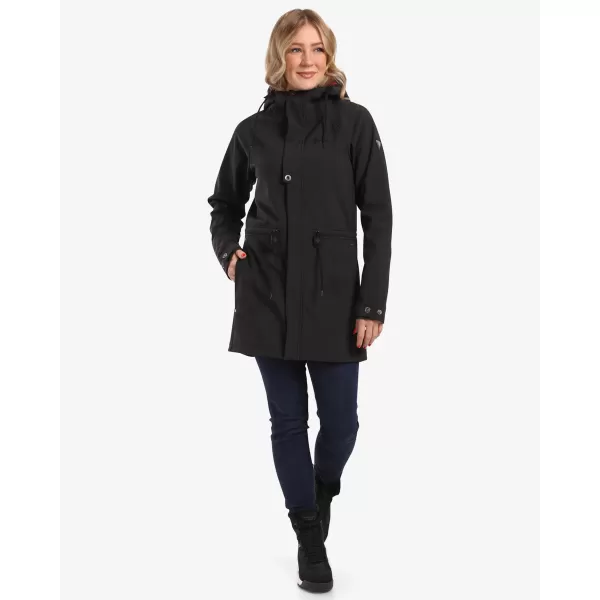  Női softshell kabát KILPI LASIKA-W WL0136KI FEKETE 