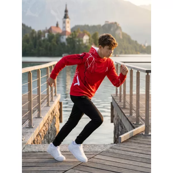  Gyermek prémium funkcionális pulóver ALTISPORT VOJ/ALK004MI01 PIROS 
