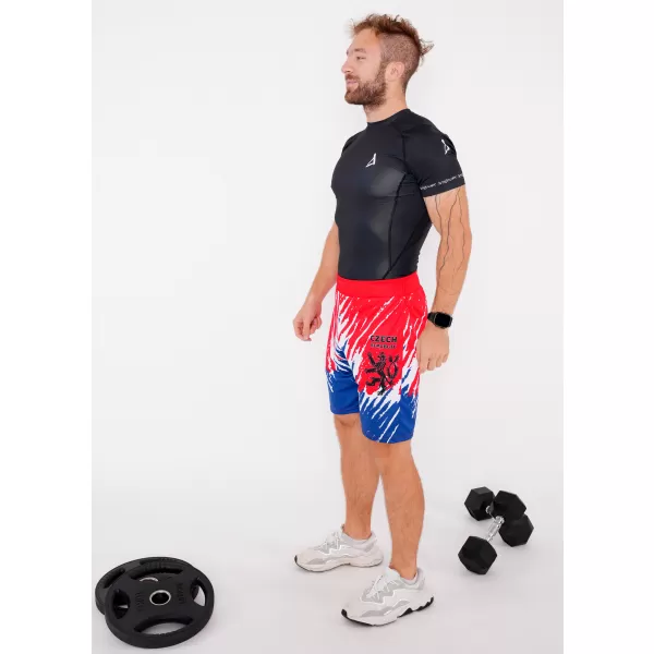  Férfi prémium funkcionális rövidnadrág zsebek nélkül ALTISPORT VOJ/ALM036KRA02 OROSZLÁN 