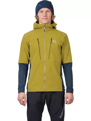Férfi dzseki HANNAH TRANE HOODY AVOKÁDÓ OLAJ/RÉTEGZETT TENGER