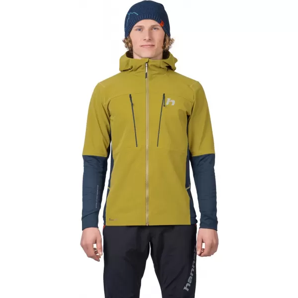  Férfi dzseki HANNAH TRANE HOODY AVOKÁDÓ OLAJ/RÉTEGZETT TENGER 
