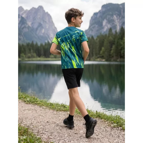  Gyermek prémium funkcionális póló ALTISPORT VOJ/ALK010TR01 KEROZIN/SÁRGA 