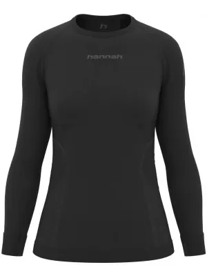 Női termikus póló HANNAH ACTIVE TS L/S W ANTRACIT
