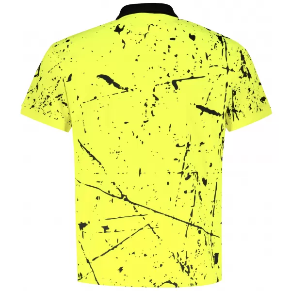  Funkcionális férfi póló prémium gallérral ALTISPORT VOJ/ALM034TR05 NEON SÁRGA 