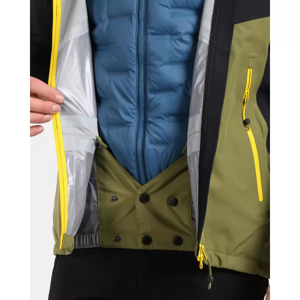  Hardshell férfi kabát KILPI METRIX-M WM0136KI ZÖLD 