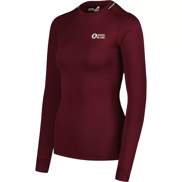  Női termikus póló NORDBLANC LIGHTWEIGHT NBBLD7974 BURGUNDIA 