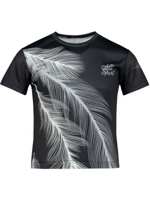 Gyermek prémium funkcionális póló ALTISPORT VOJ/ALK001TR01 FEKETE/SZÜRKE