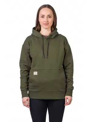 Női pulóver HANNAH SANDY HOODY SZŐLŐLEVÉL