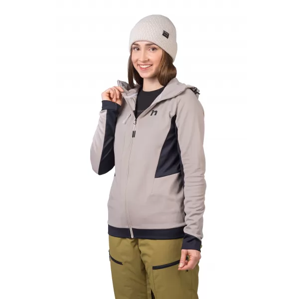  Női pulóver HANNAH NELA HOODY KECSKE/ANTRACIT 