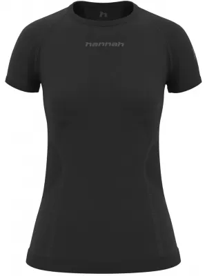 Női termikus póló HANNAH ACTIVE TS S/S W ANTRACIT