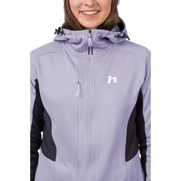  Női pulóver HANNAH NELA HOODY LEVENDULA AURA/ANTRACIT 