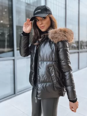 Női kabát DSTREET SPARKLE TY3953 FEKETE
