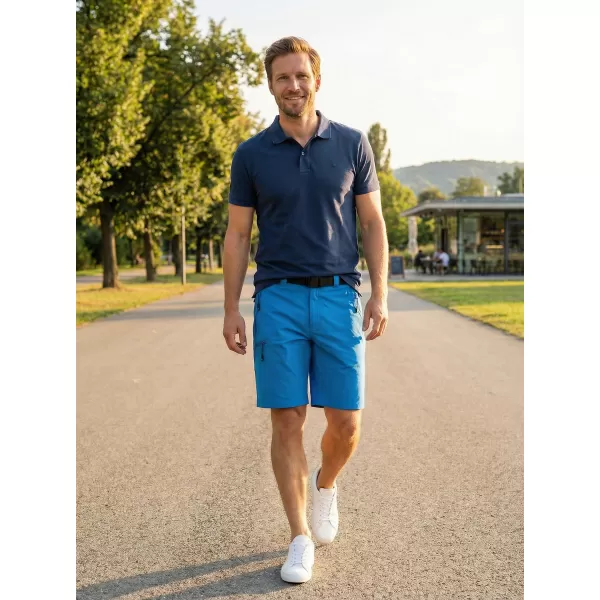  Férfi rövidnadrág ALTISPORT NoPrint NP/ALM4021NJ FÉNYES KÉK 