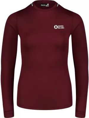 Női termikus póló NORDBLANC LIGHTWEIGHT NBBLD7974 BURGUNDIA