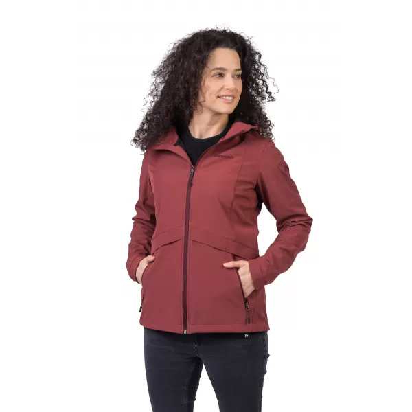  Női softshell kabát HANNAH BRIA ÉGETT ROZSDASZÍN 