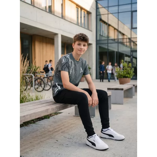  Gyermek prémium funkcionális póló ALTISPORT VOJ/ALK004TR01 GRAFIT 