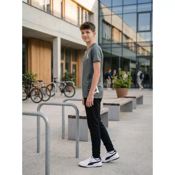  Gyermek prémium funkcionális póló ALTISPORT VOJ/ALK004TR01 GRAFIT 