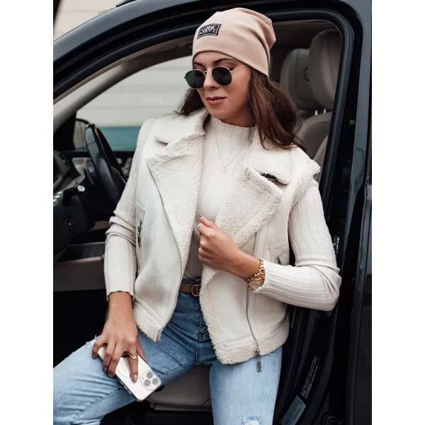  Mellény DSTREET WOOLZIP TY4743 FEHÉR 