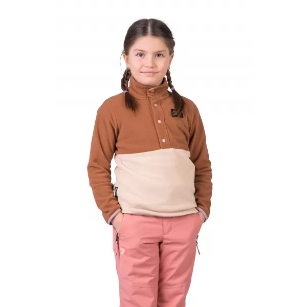  Gyermek pulóver HANNAH MINT JR ARGÁN OLAJ/BARNA RIZS 