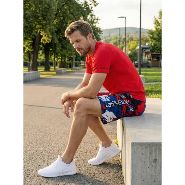  Férfi prémium funkcionális rövidnadrág zsebek nélkül ALTISPORT VOJ/ALM036KRA02 CSEH 