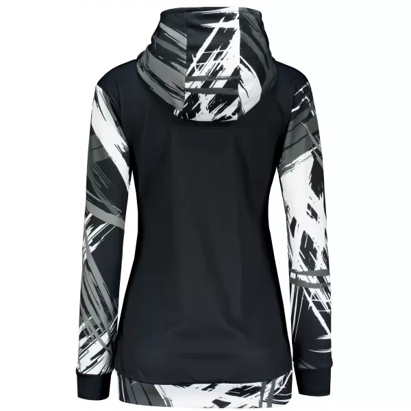  Prémium funkcionális női pulóver ALTISPORT VOJ/ALW039MI01 FEKETE/FEHÉR 
