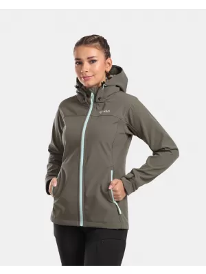 Női softshell kabát KILPI RAVIA-W WL0129KI SÖTÉTZÖLD