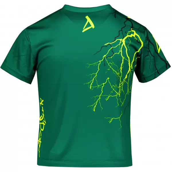  Gyermek prémium funkcionális póló ALTISPORT VOJ/ALK004TR01 ÜVEG ZÖLD 
