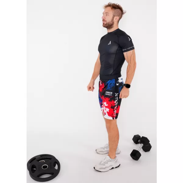  Férfi prémium funkcionális rövidnadrág zsebek nélkül ALTISPORT VOJ/ALM036KRA02 FOLTOK 