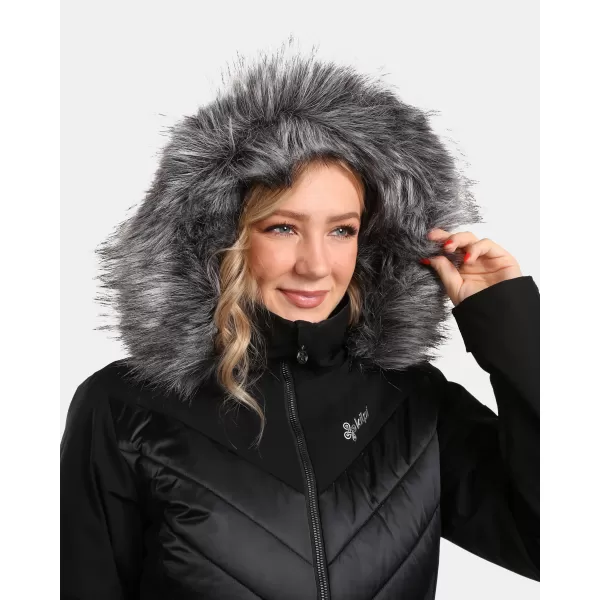  Női sídzseki KILPI LIN-W WL0110KI FEKETE 